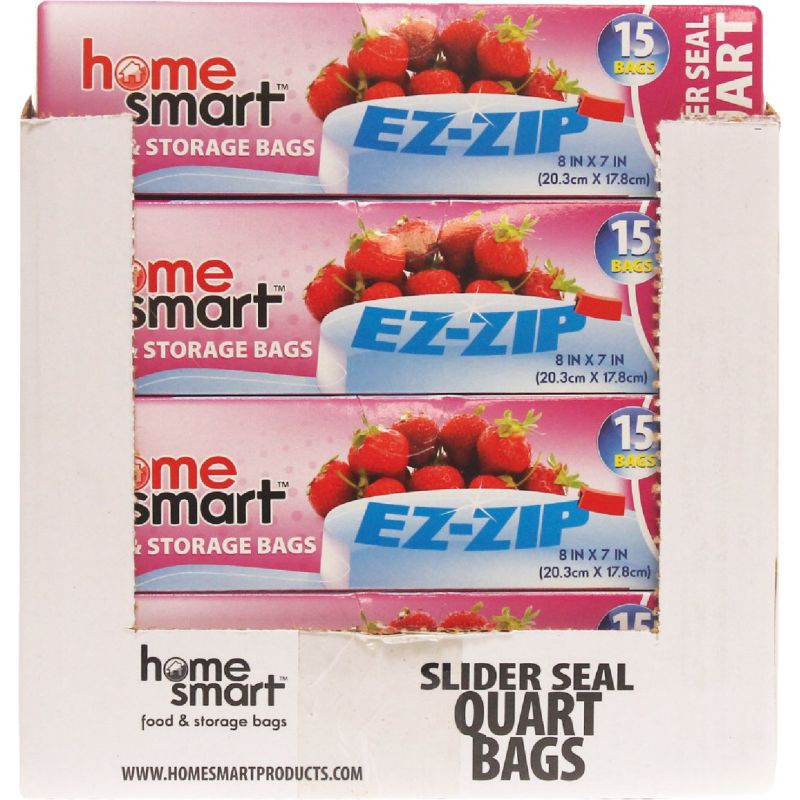 Home Smart Food Storage Bag Quart (Pack of 24)