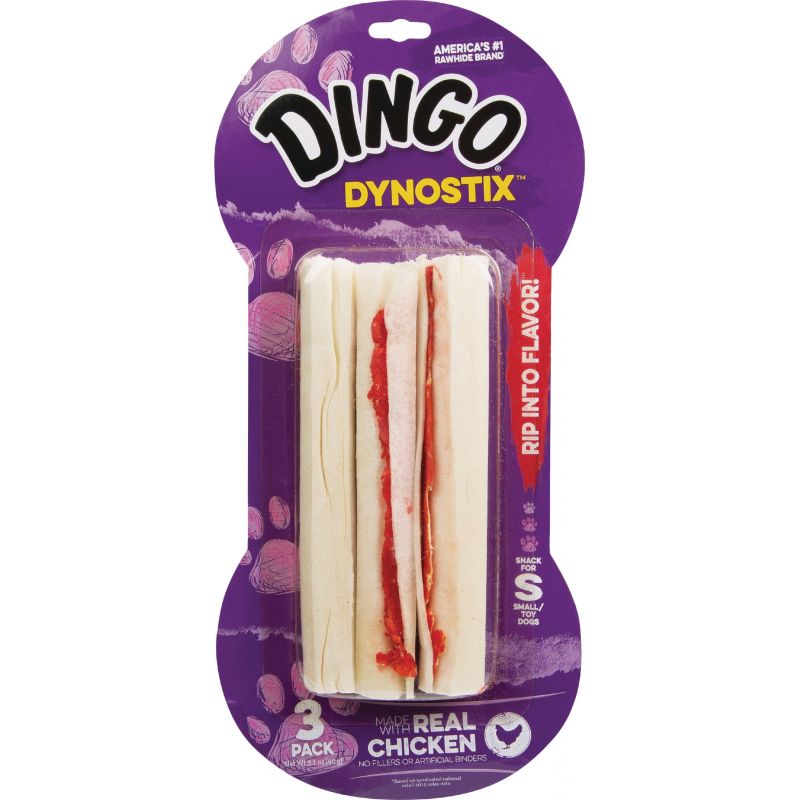 Dingo Dynostix Rawhide Bone 3.1 Oz.