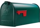 Gibraltar Elite Series Post Mount Mailbox Medium, Green