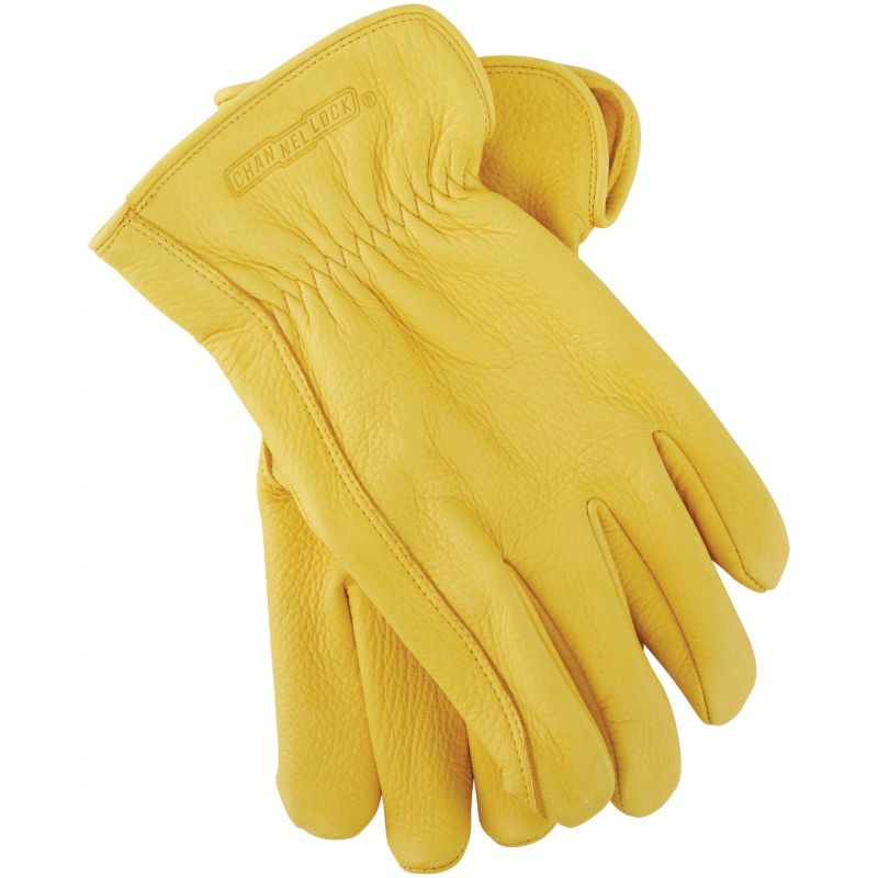 Channellock Deerskin Work Glove M, Yellow