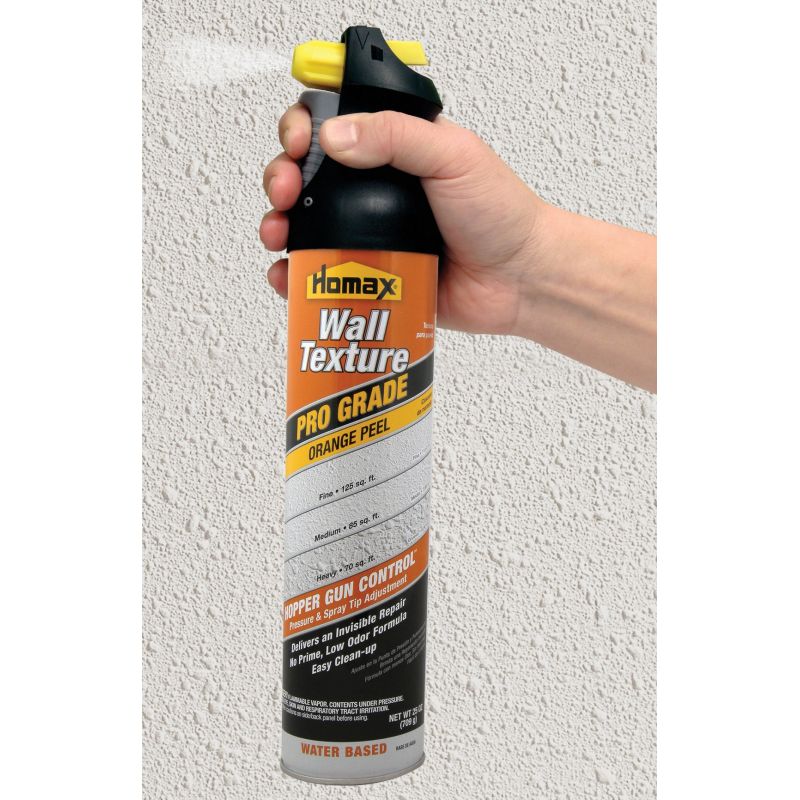 Homax Pro Grade Orange Peel Water-Based Spray Texture Material Tinted, 25 Oz.