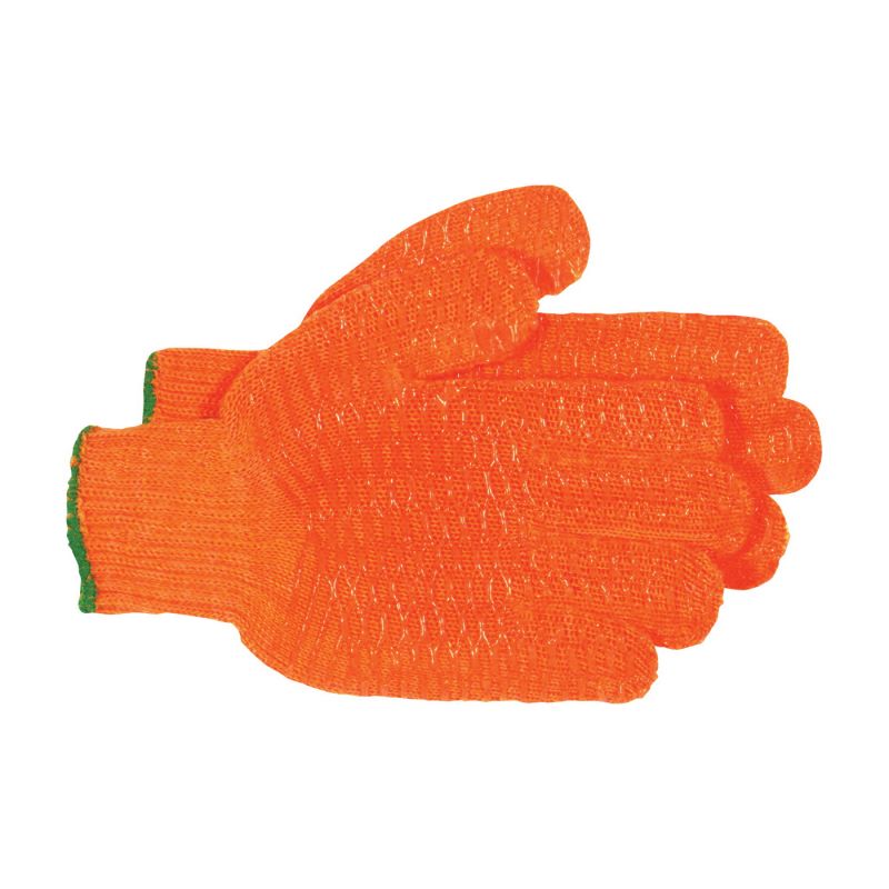 Boss 4099L Protective Gloves, L, Knit Wrist Cuff, Orange L, Orange