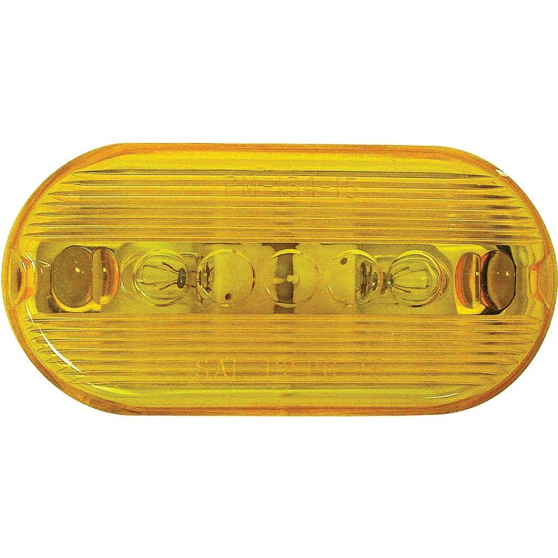 PM V135A Marker Light, 12 V, Incandescent Lamp, Amber Lens, Surface Mounting