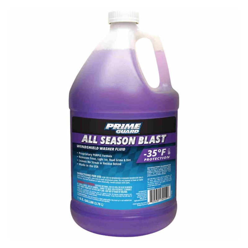 Prime Guard Ice Cutter 93506 Windshield Washer Fluid, 1 gal, Bottle, A Grade Clear/Purple