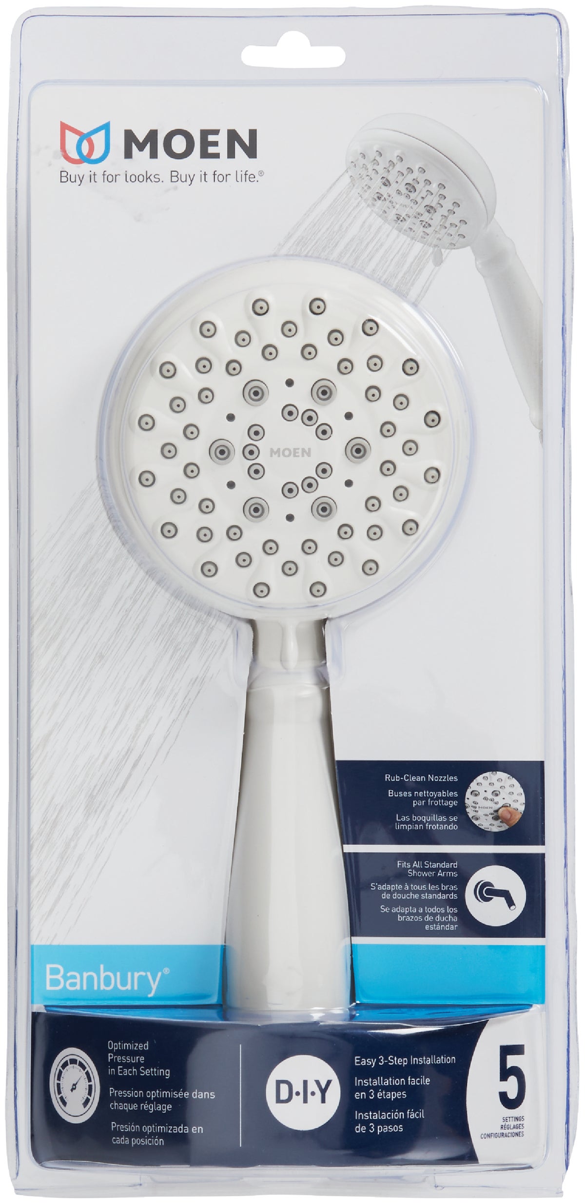 Buy Moen Banbury 5-Spray 1.75 GPM Handheld Shower