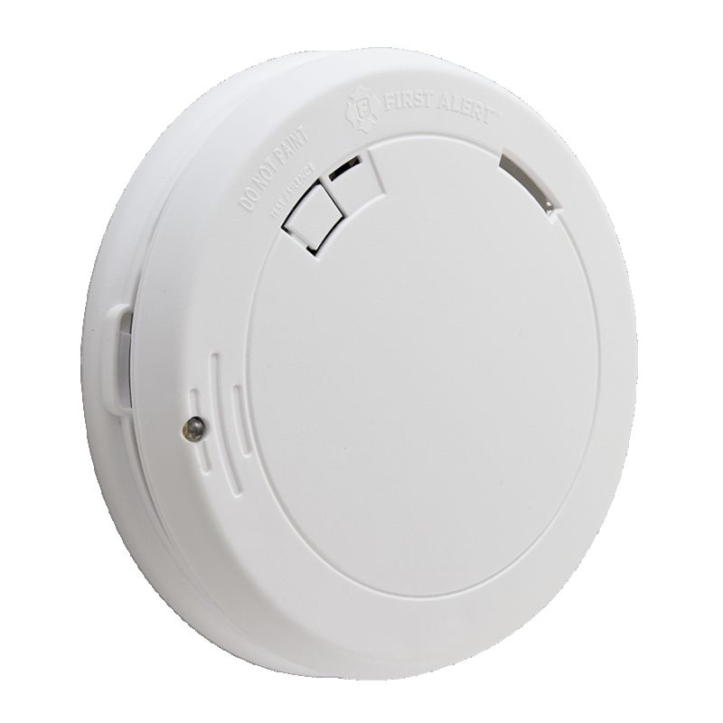 First Alert 1039855 Smoke Alarm, 9 V, Ionization Sensor, 85 dB, Alarm: Audible, White White