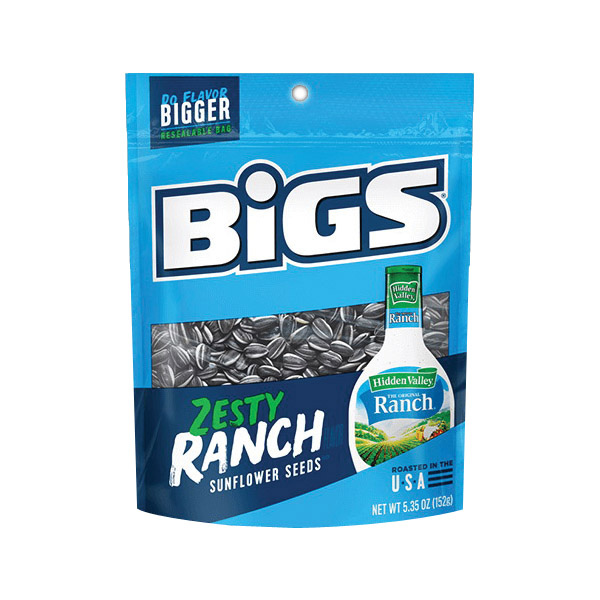 Buy Bigs TFL55005 Sunflower Seed, Zesty Ranch, 5.35 oz (Pack of 12)