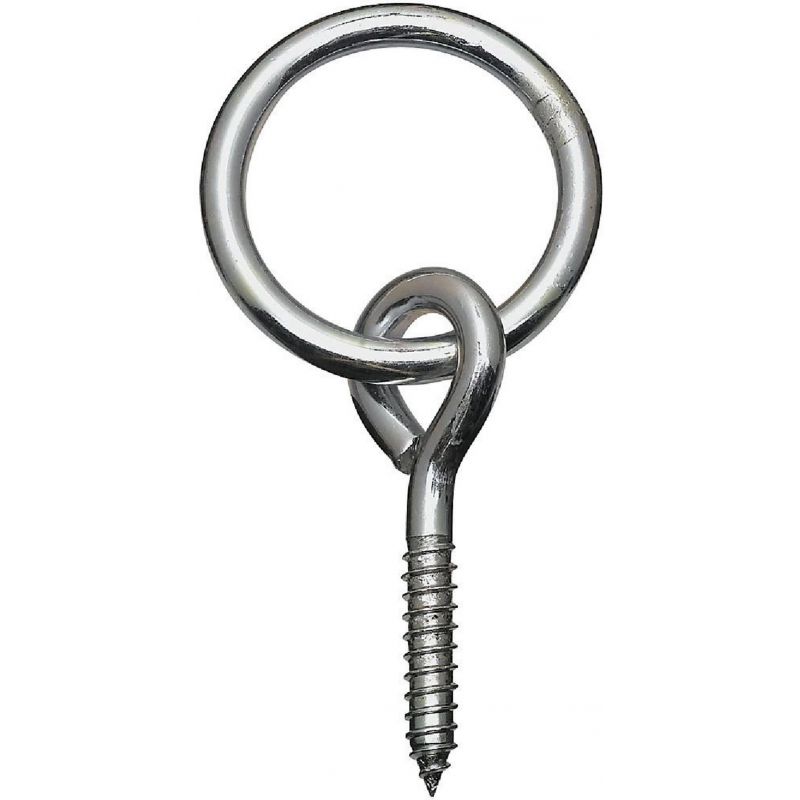 National Zinc Hitch Ring With Screw Eye