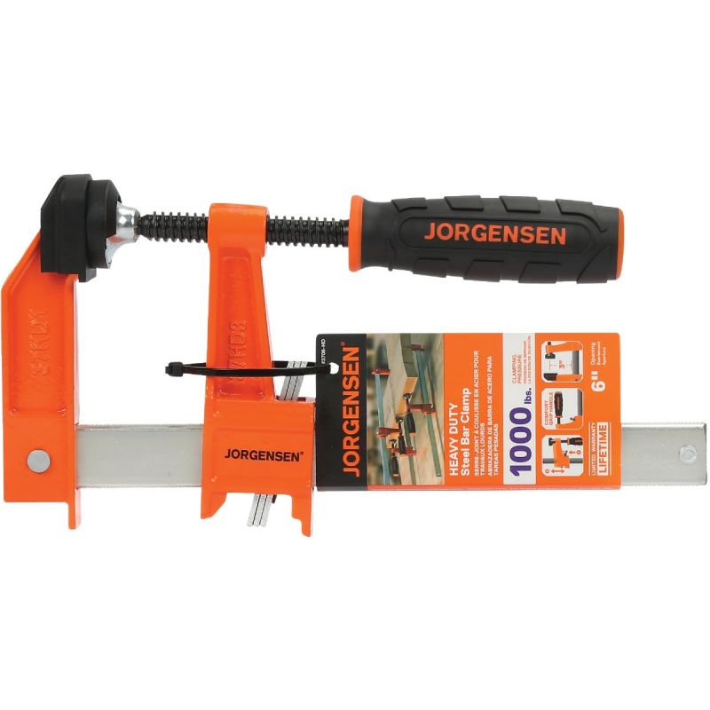 Jorgensen Light-Duty Steel Bar Clamp