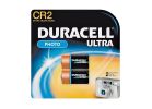 Duracell DLCR2B2PK Battery, 3 V Battery, 780 mAh, CR2 Battery, Lithium, Manganese Dioxide