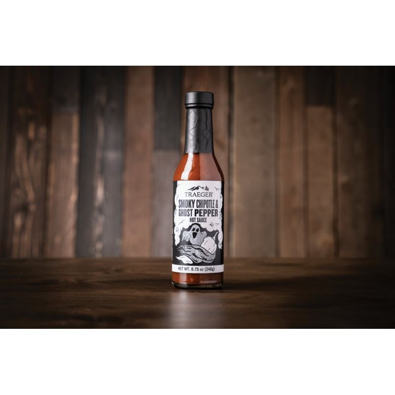 Traeger Smoky Chipotle &amp; Ghost Pepper Hot Sauce 8.75 Oz.