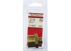 Lasco Threaded Reducing Yellow Brass Coupling 1/2 In. FPT X 1/8 In. FPT