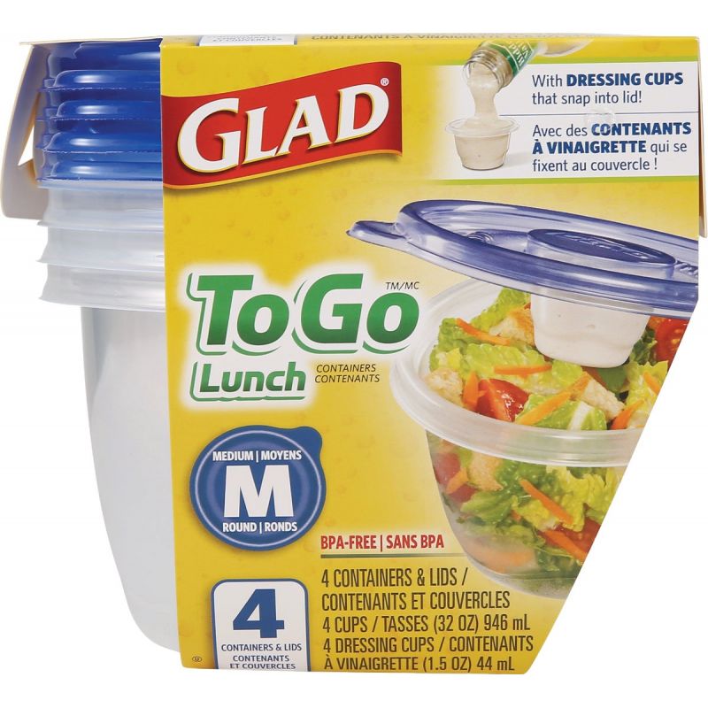 Glad ToGo Food Storage Container 32 Oz.