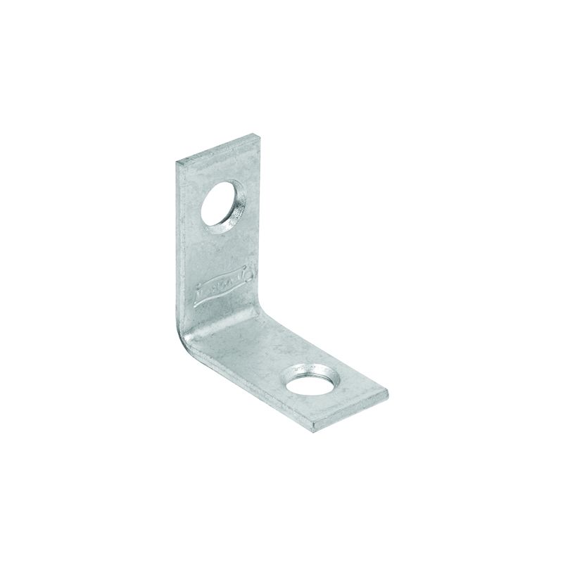 National Hardware 115BC Series N266-270 Corner Brace, 1 in L, 1/2 in W, 1.07 in H, Steel, Zinc, 0.07 Thick Material