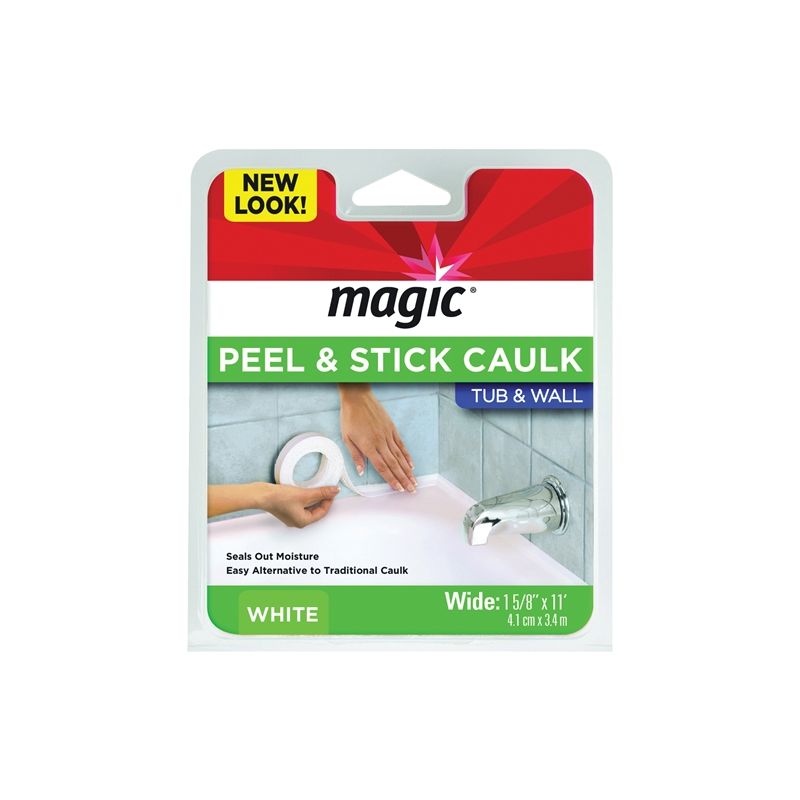 Magic 3016 Peel and Stick Caulk, White White