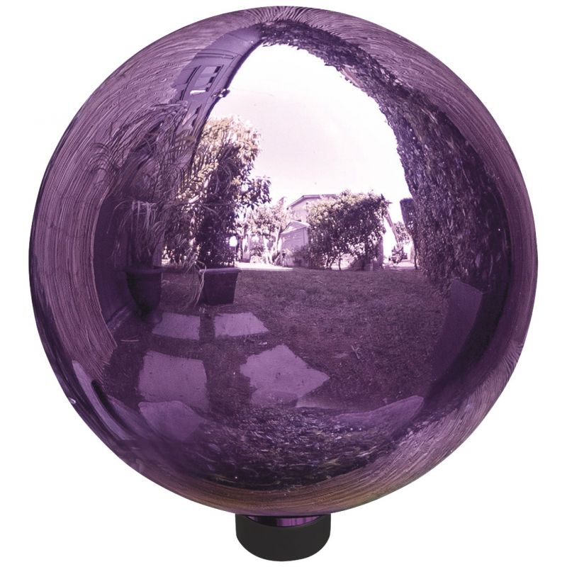 Alpine Gazing Globe Lawn Ornament Electric Purple
