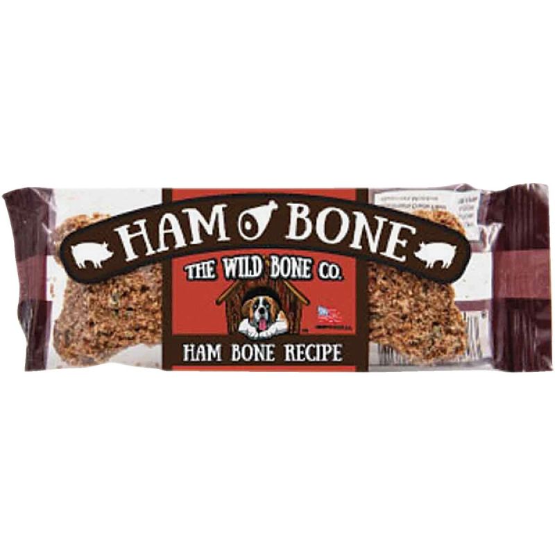 The Wild Bone Company Ham Bone Dog Treat (Pack of 24)