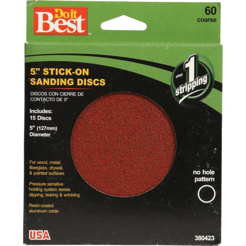 Do it Best Stick-On Sanding Disc