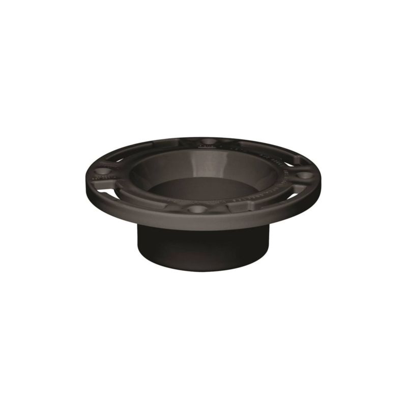 Oatey 43506 Closet Flange, 3 in Connection, ABS, For: 3 in SCH 40 DWV Pipes