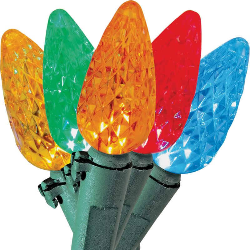 Hometown Holidays 09520 String Light, 25-Lamp, LED Lamp Multi-Color (Pack of 24)