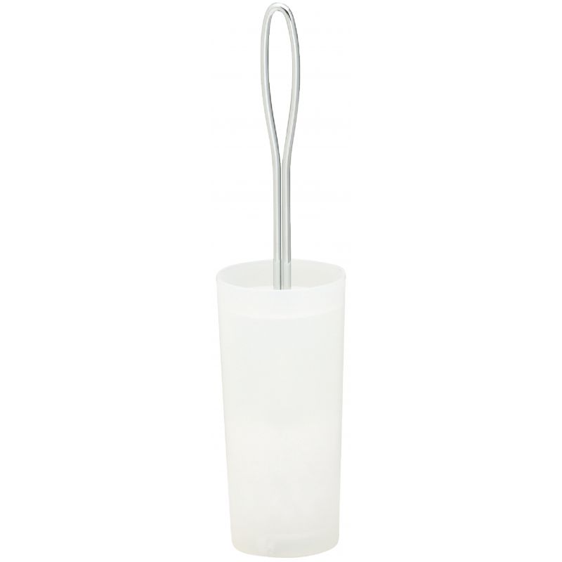 iDesign Loop Toilet Bowl Brush With Caddy White