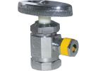 Lasco Female Iron Pipe X Compression Angle Stop Valve 1/2&quot; FIP Inlet X 1/4&quot; Compression Outlet
