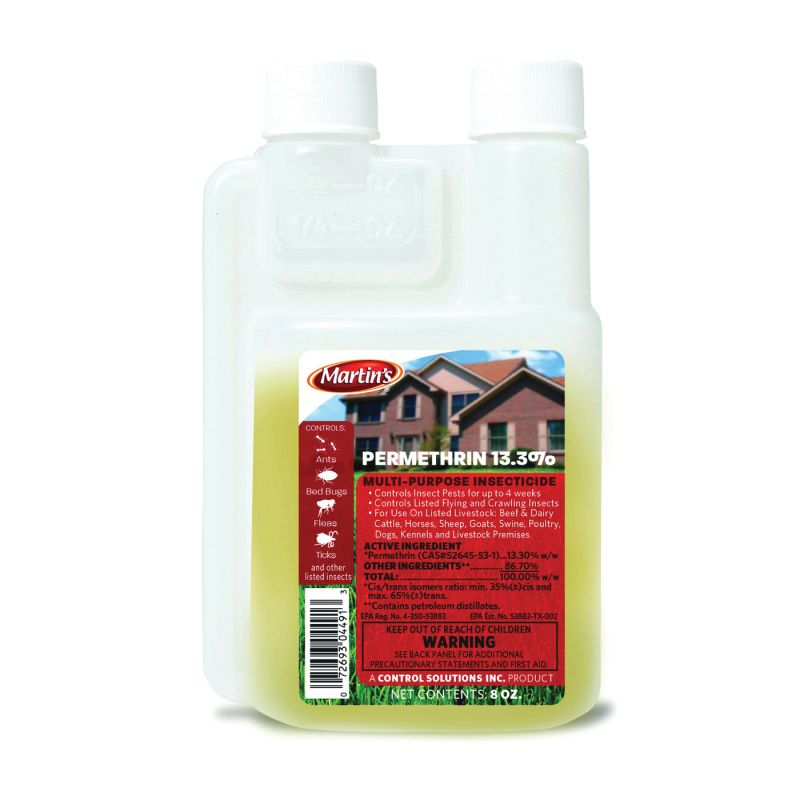 Martin&#039;s 82004491 Insecticide, Liquid, Spray Application, 8 oz Brown/Yellow