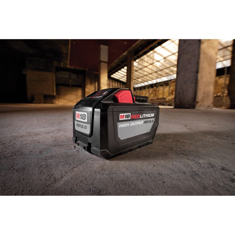 Buy Milwaukee M18 REDLITHIUM 48-11-1812 Rechargeable Battery Pack, 18 V  Battery, 12 Ah, 1-1/2 hr Charging