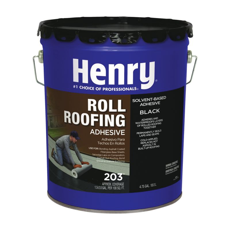 Henry HE203071 Roof and Lap Adhesive, Liquid, 5 gal