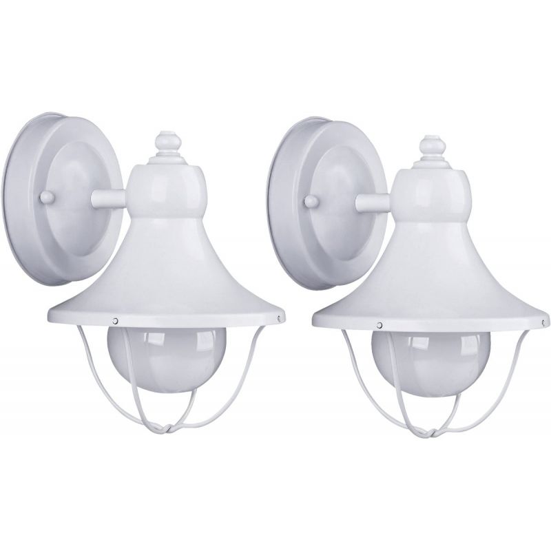 Home Impressions Incandescent Outdoor Wall Light Fixture Twin Pack