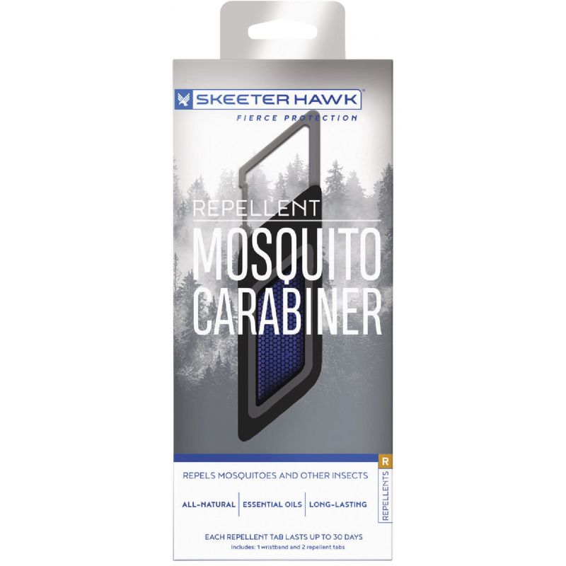 Skeeter Hawk Mosquito Repellent Carabiner Black