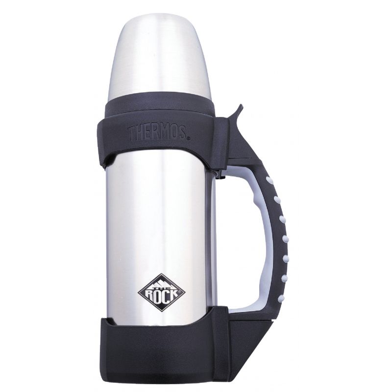 Thermos Rock Insulated Vacuum Bottle 1.1 Qt., Silver