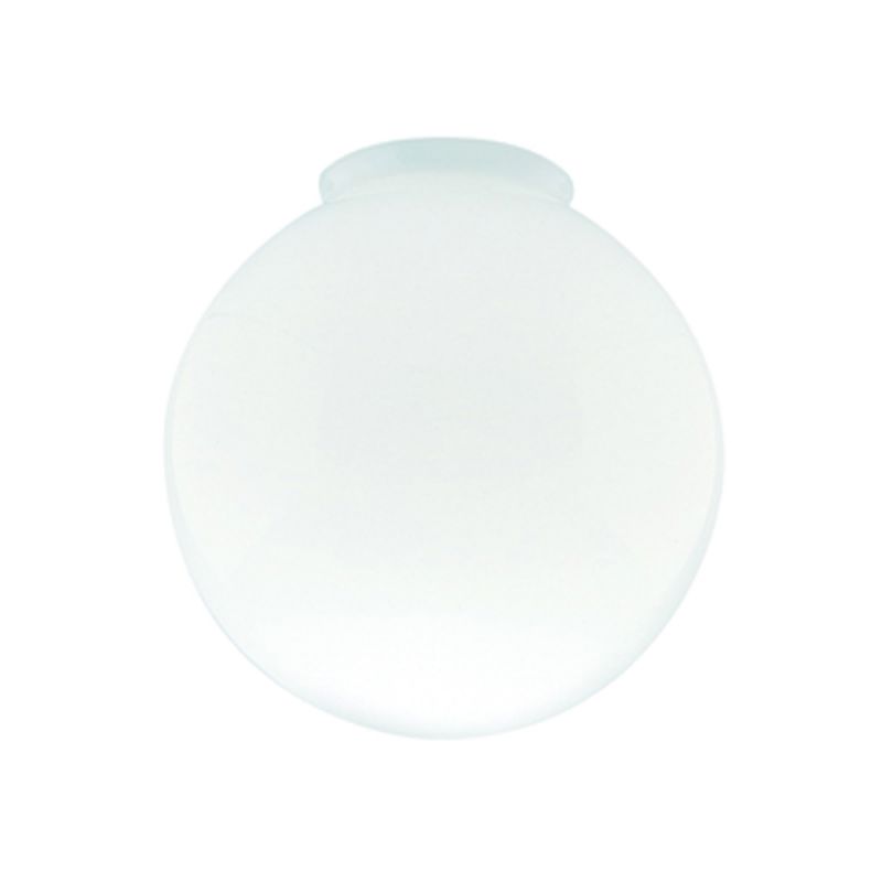 Westinghouse 8557000 Light Shade, 6 in Dia, Globe, Glass, White, Gloss White