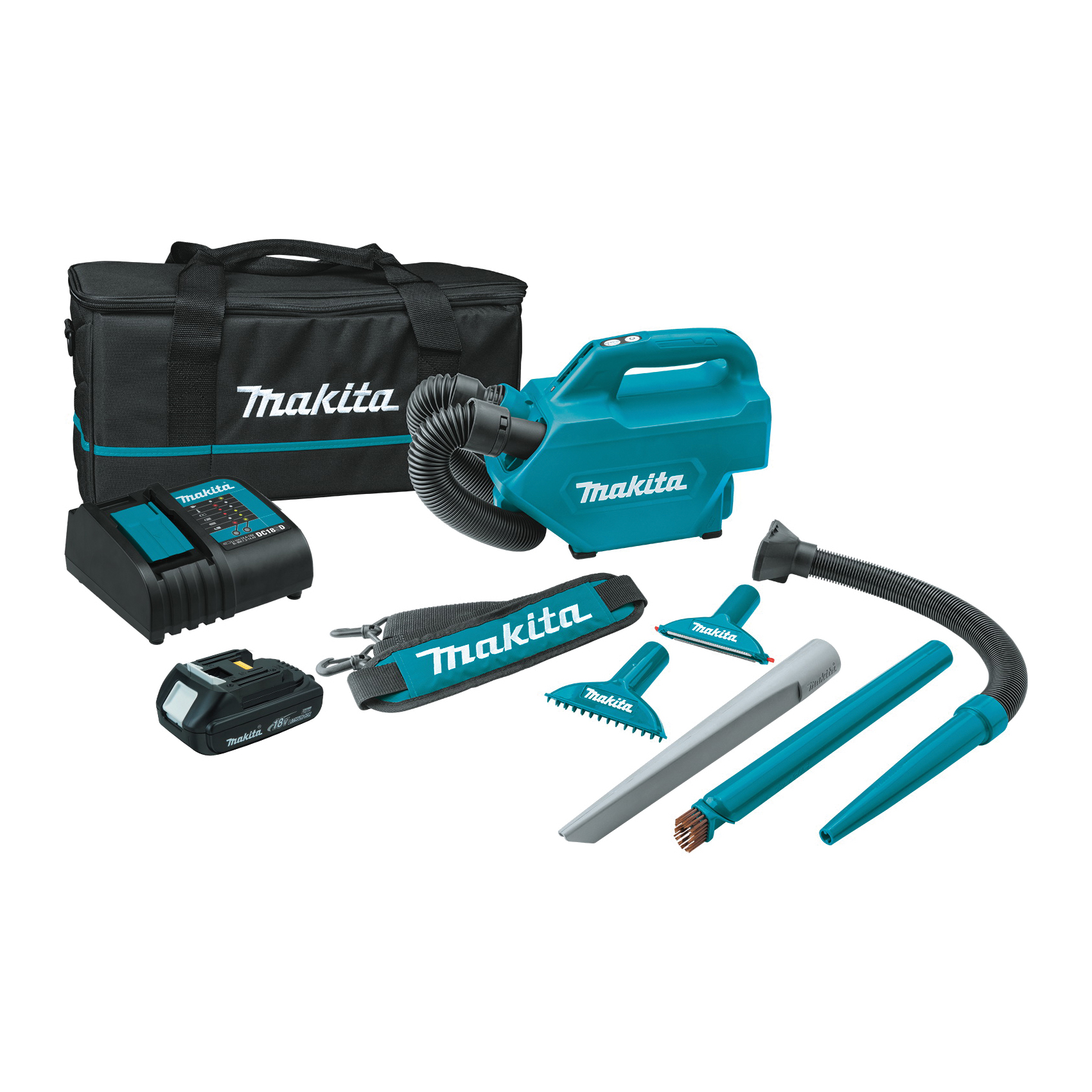 Makita XLC07Z 18V LXT Lithium-Ion Handheld Canister Vacuum, with BL1820B 18V LXT Lithium-Ion Compact 2.0Ah Battery - 4