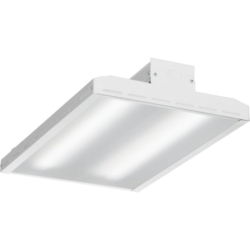 Lithonia LED High Bay Ceiling Light Fixture 15-1/4 In. X 22 In., White