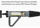 Pro Power Super Plunger 20 In., Gray/Black