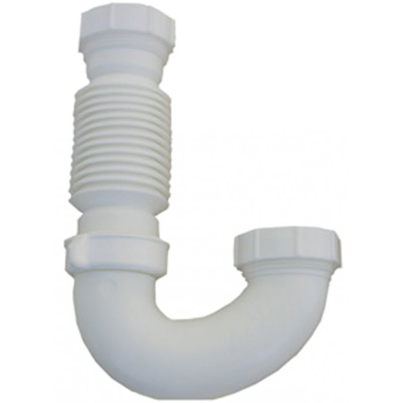 Lasco Flexible J-Bend With Adapter 1-1/2 In. Or 1-1/4 In. X 1-1/2 In.