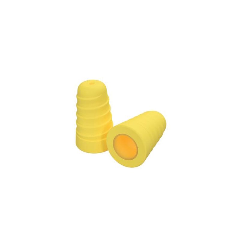 Plugfones ComforTwist Series PRP-FY10 Replacement Plugs, 23 dB NRR, Foam Ear Plug, Yellow Ear Plug