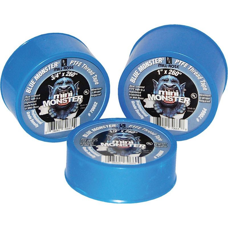 BLUE MONSTER Thread Seal Tape 3/4 In. X 520 In., Blue