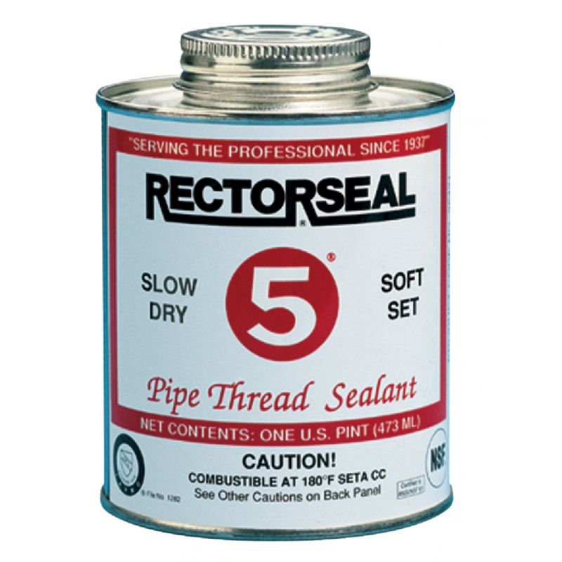 Rectorseal No. 5 Pipe Thread Sealant 8 Fl. Oz., Yellow