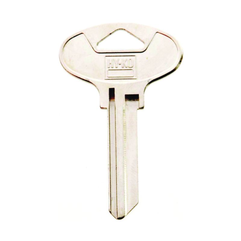 Hy-Ko 11010KW5 Key Blank, Brass, Nickel, For: Kwikset Cabinet, House Locks and Padlocks