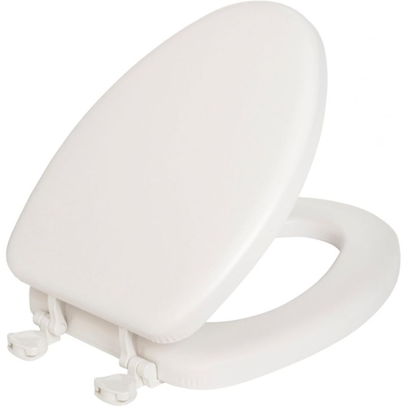 Mayfair by Bemis Elongated Premium Soft Toilet Seat White, Elongated