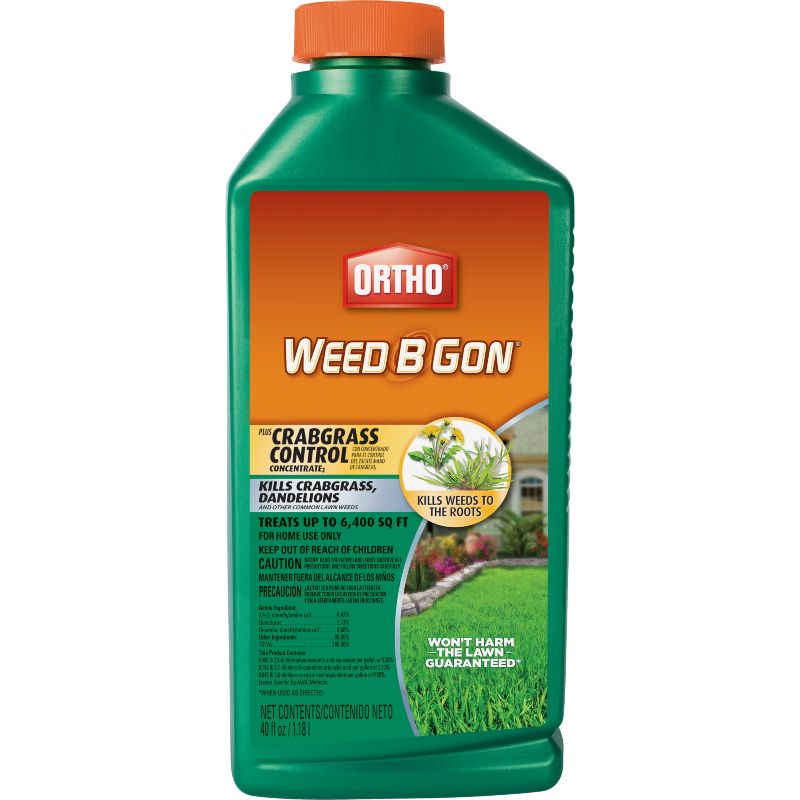 Ortho Weed B Gon Crabgrass &amp; Weed Killer 40 Oz., Pourable