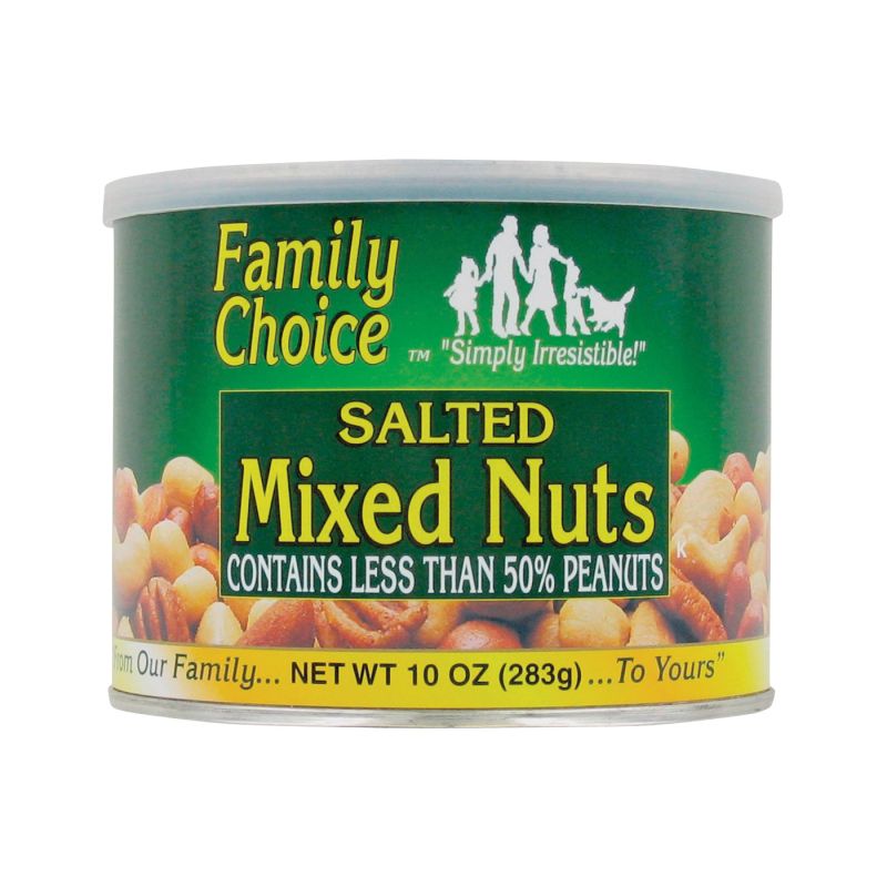 Family Choice 813 Mixed Nut, 10 oz Can