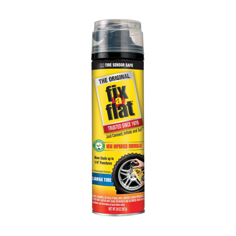 Fix-a-Flat S60430 Tire Repair Inflator, 20 oz, Can, Characteristic