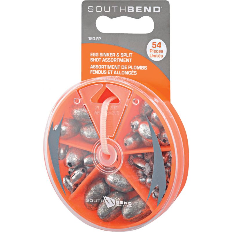 Buy SouthBend 54-Piece Egg & Split Shot Sinker Kit