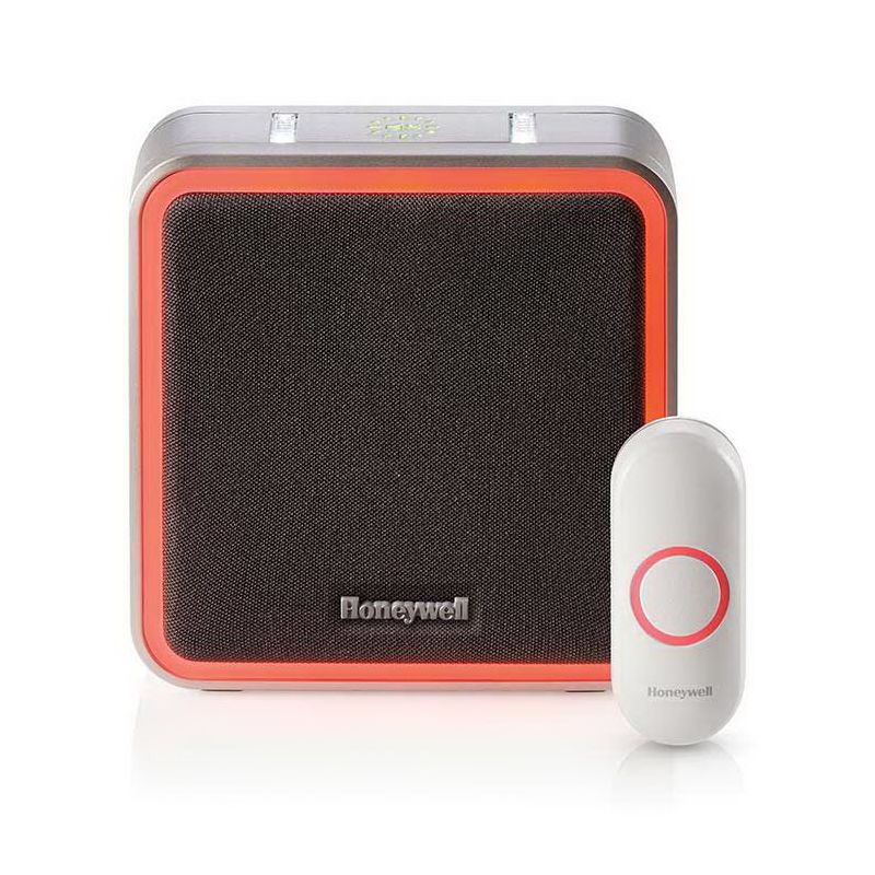 Honeywell RDWL917AX2000/E Doorbell with Halolight and Pushbutton, Wireless, 90 dB
