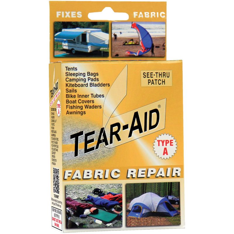 Tear-Aid Tent &amp; Multi-Use Fabric Repair Kit Transparent