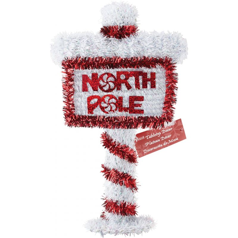 Youngcraft North Pole Sign Holiday Decoration (Pack of 6)