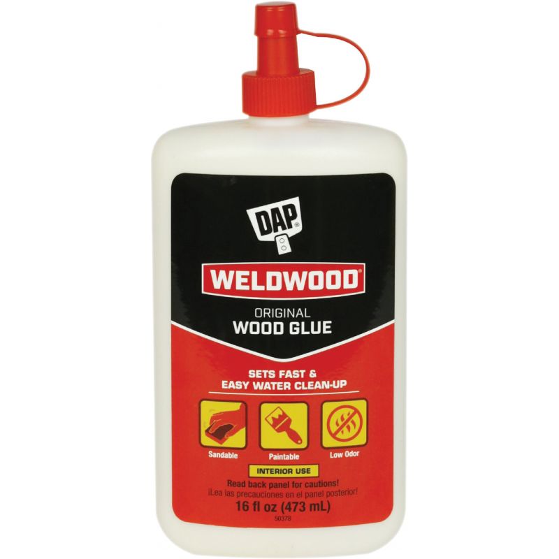 DAP Weldwood Original Wood Glue Yellow, 16 Oz.